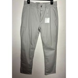 Hickey Freeman New York Mens Pants 30x30 Steel Gray Classic Fit Flat Front NWT